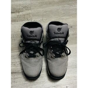 Timberland Euro Hiker Hiking Boots Mid Ankle Boys Size 4.5 Gray‎